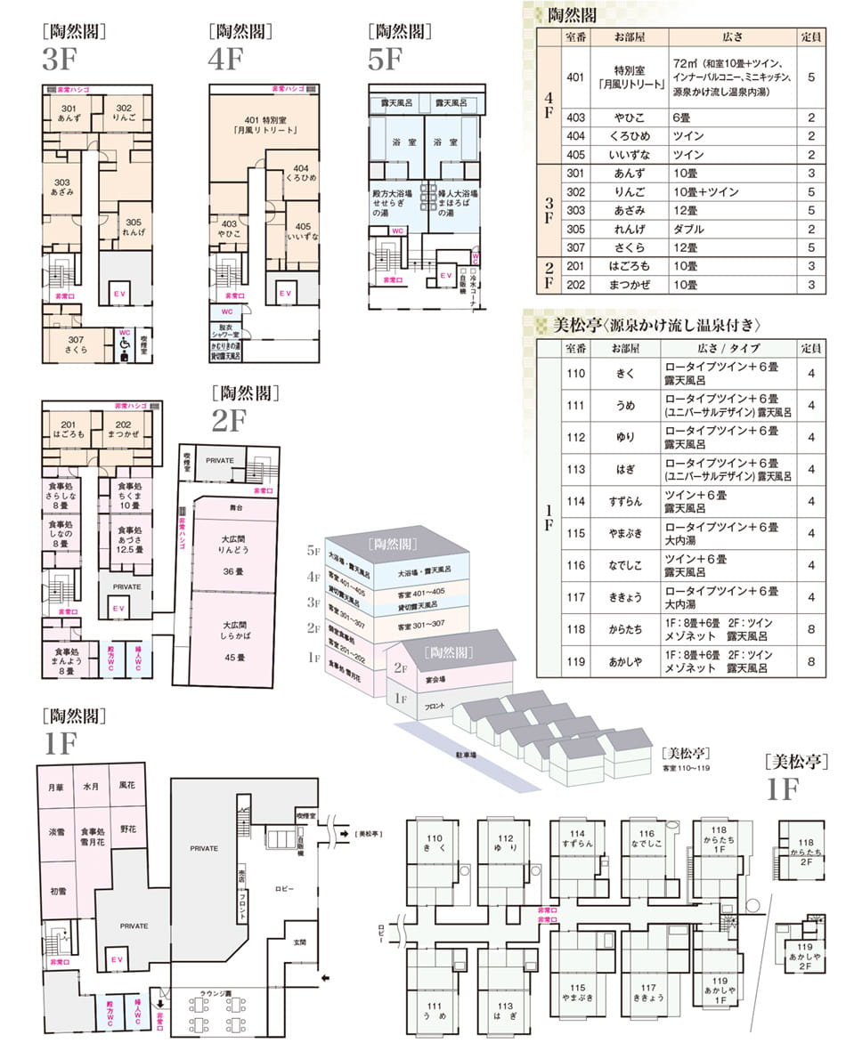 館内平面図1F