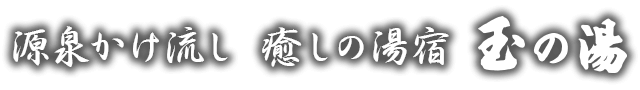 源泉かけ流し癒しの湯宿 玉の湯